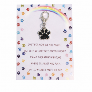Rainbow Bridge Paw Charm (Add-On Keepsake)