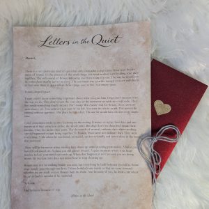 Personalized Letter Keepsake