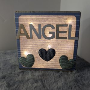 The Quiet Light – Name Keepsake (4.5” x 4.5”)