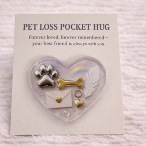 A Little Piece They Left Behind Pocket Hug Keepsake