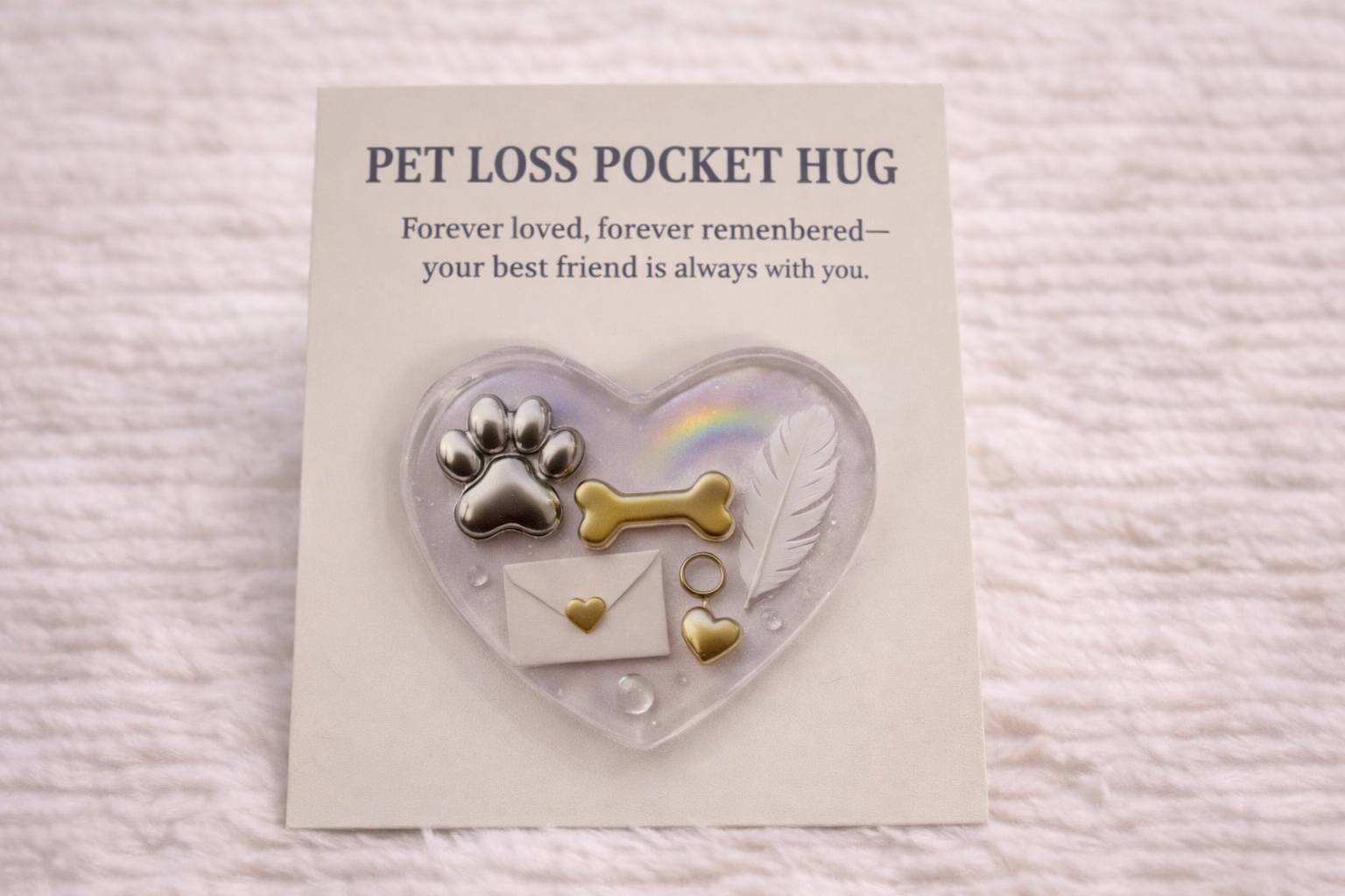 A Little Piece They Left Behind Pocket Hug Keepsake - Image 2