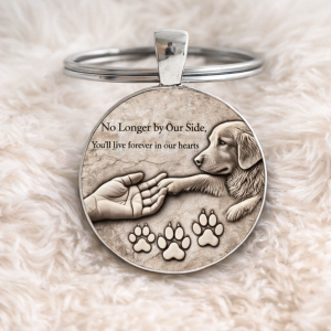 Forever in Our Hearts Memorial Keychain