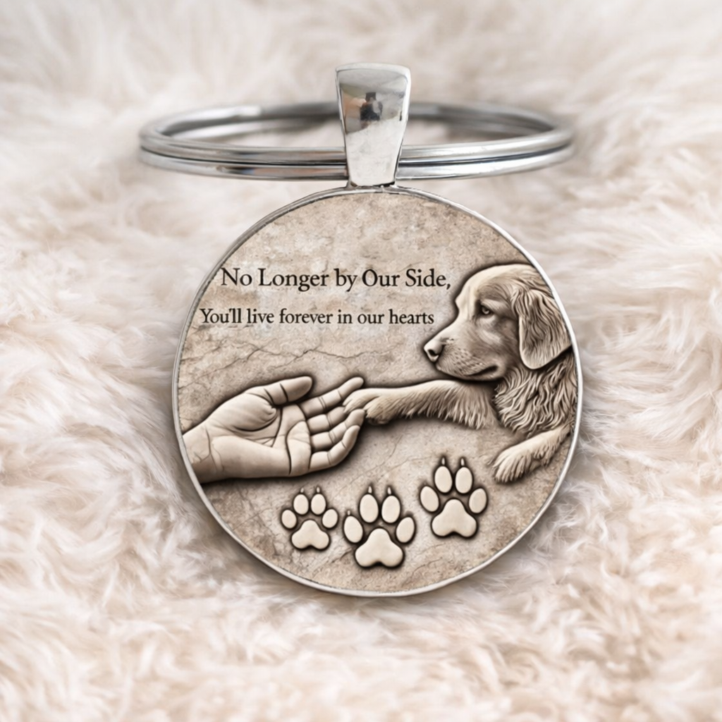 Forever in Our Hearts Memorial Keychain - Image 2