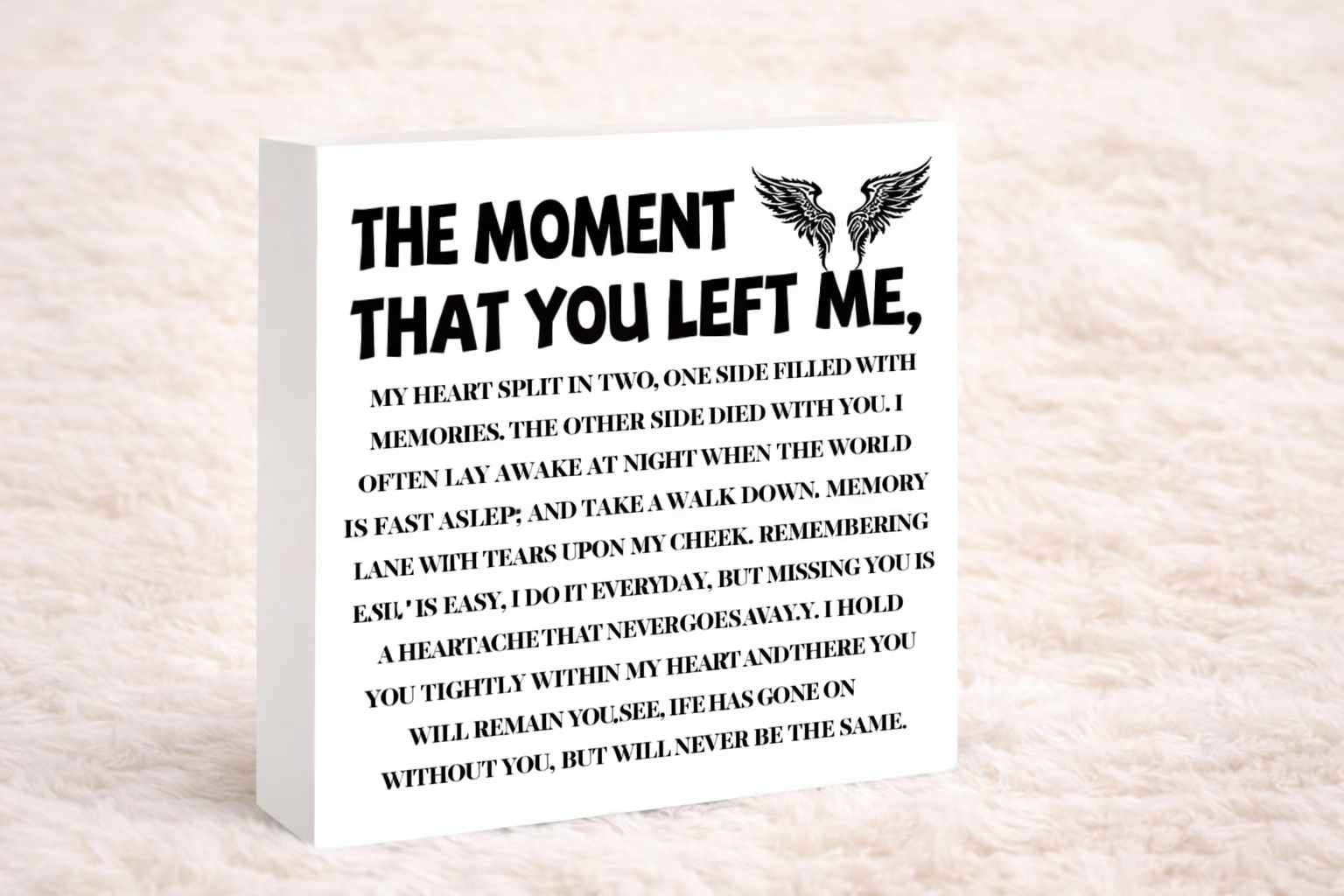 The Moment You Left Keepsake - Image 2