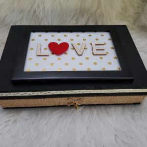 Black Gold Love Keepsake Box