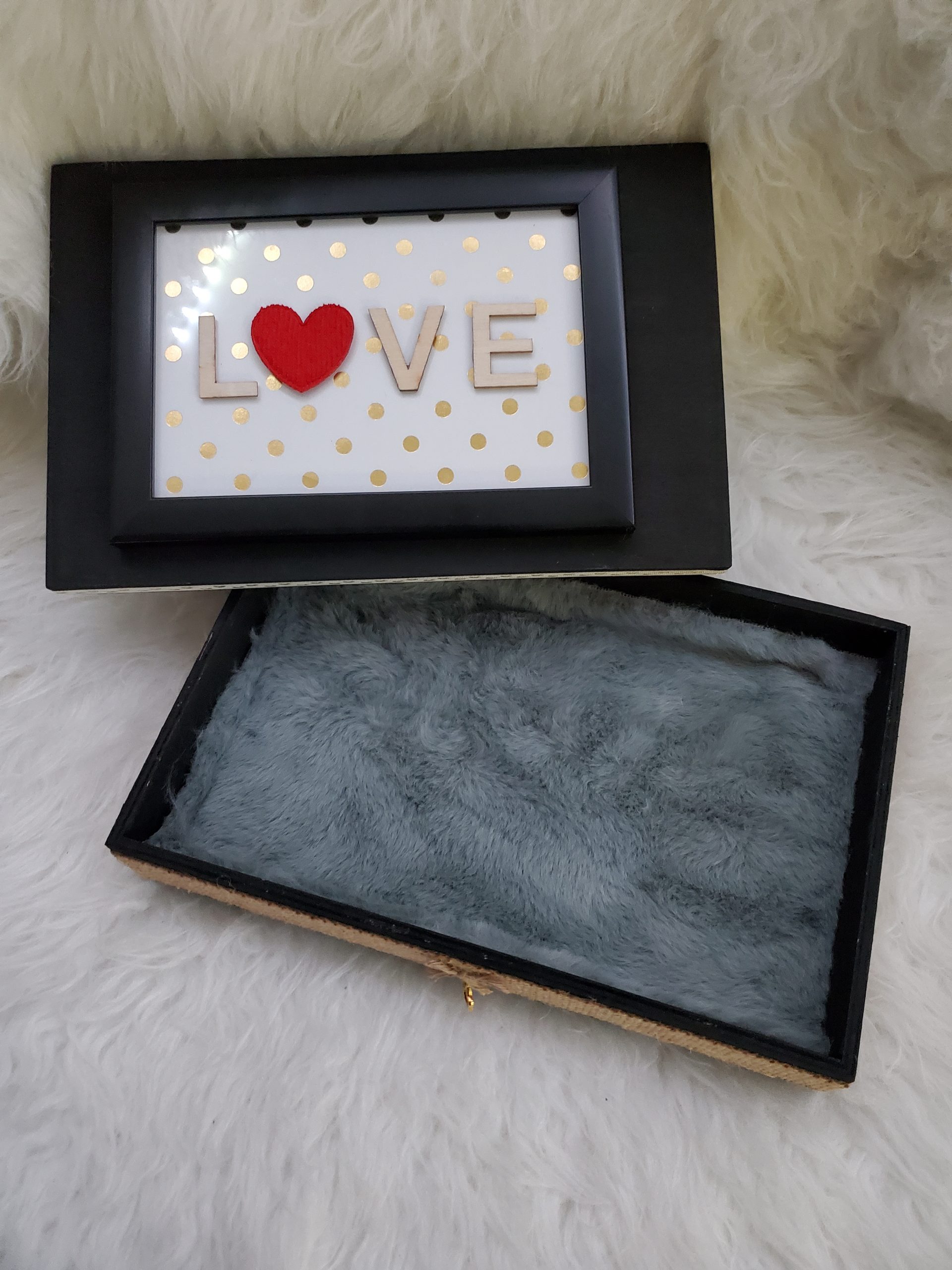 Black Gold Love Keepsake Box - Image 5
