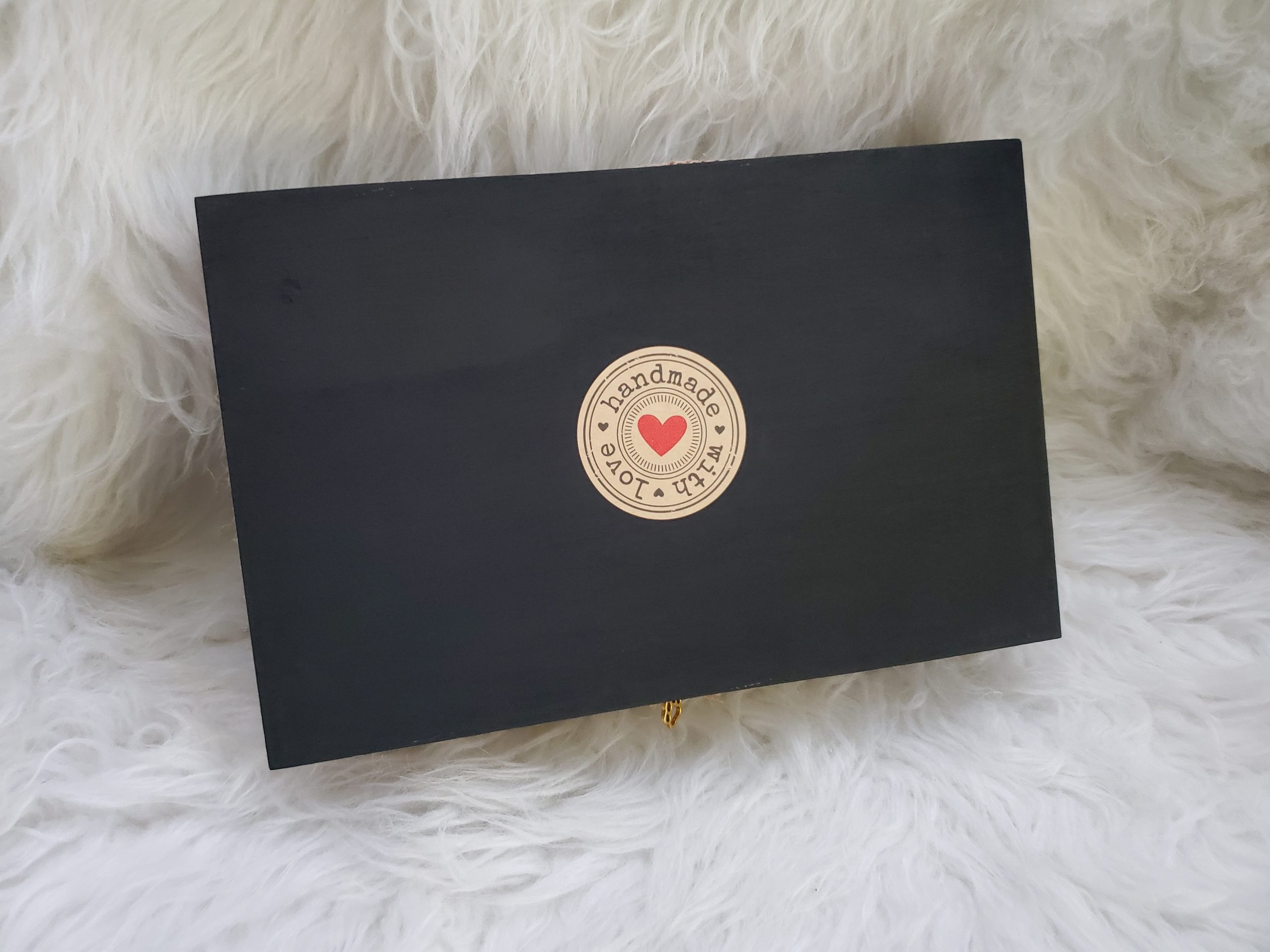 Black Gold Love Keepsake Box - Image 6