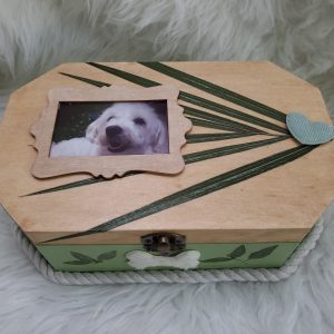 "The Botanical Memory Chest" Custom Photo Keepsake Box
