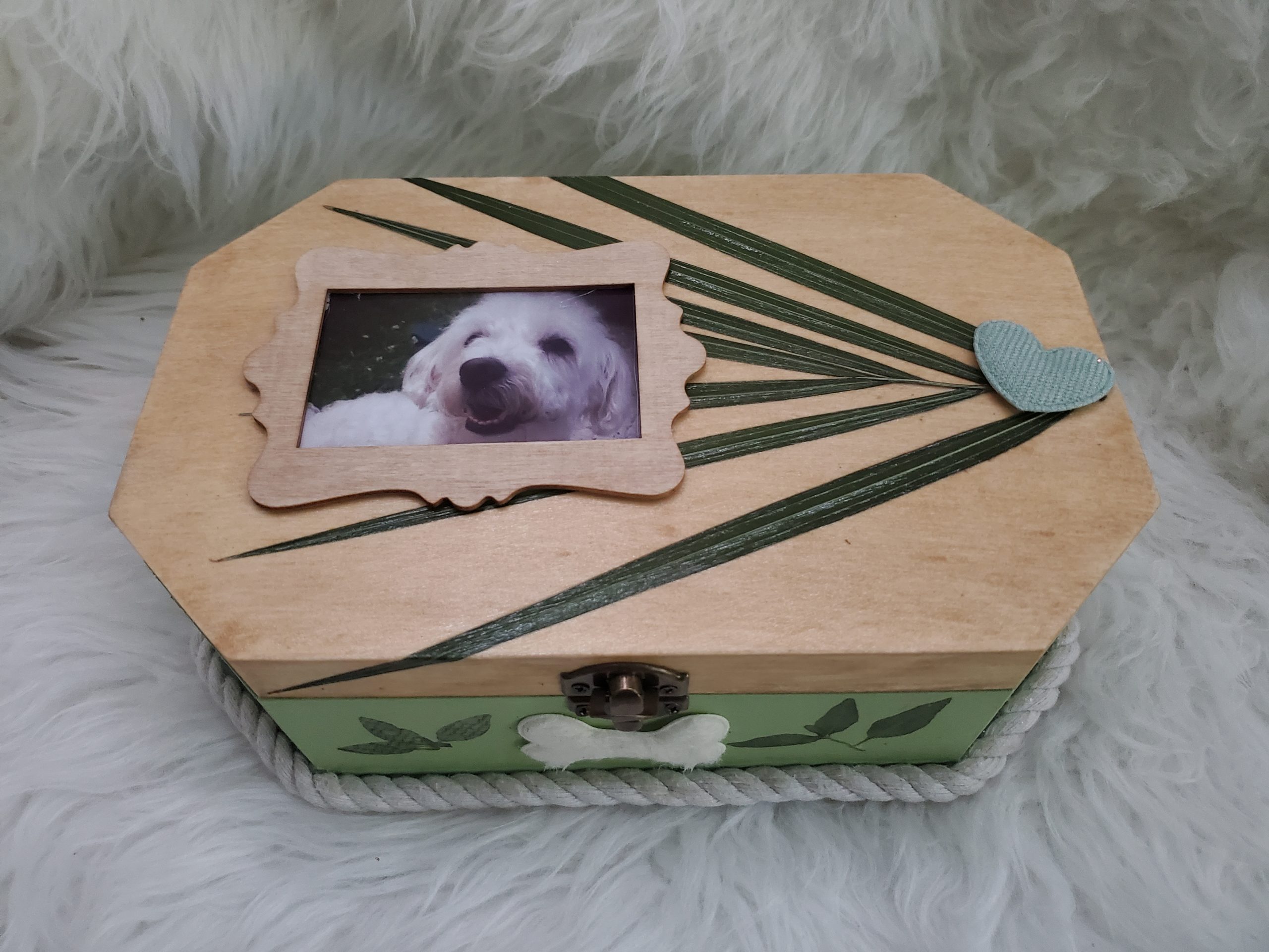 "The Botanical Memory Chest" Custom Photo Keepsake Box - Image 2