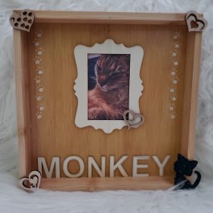 Custom Name Keepsake Tray & Display Frame