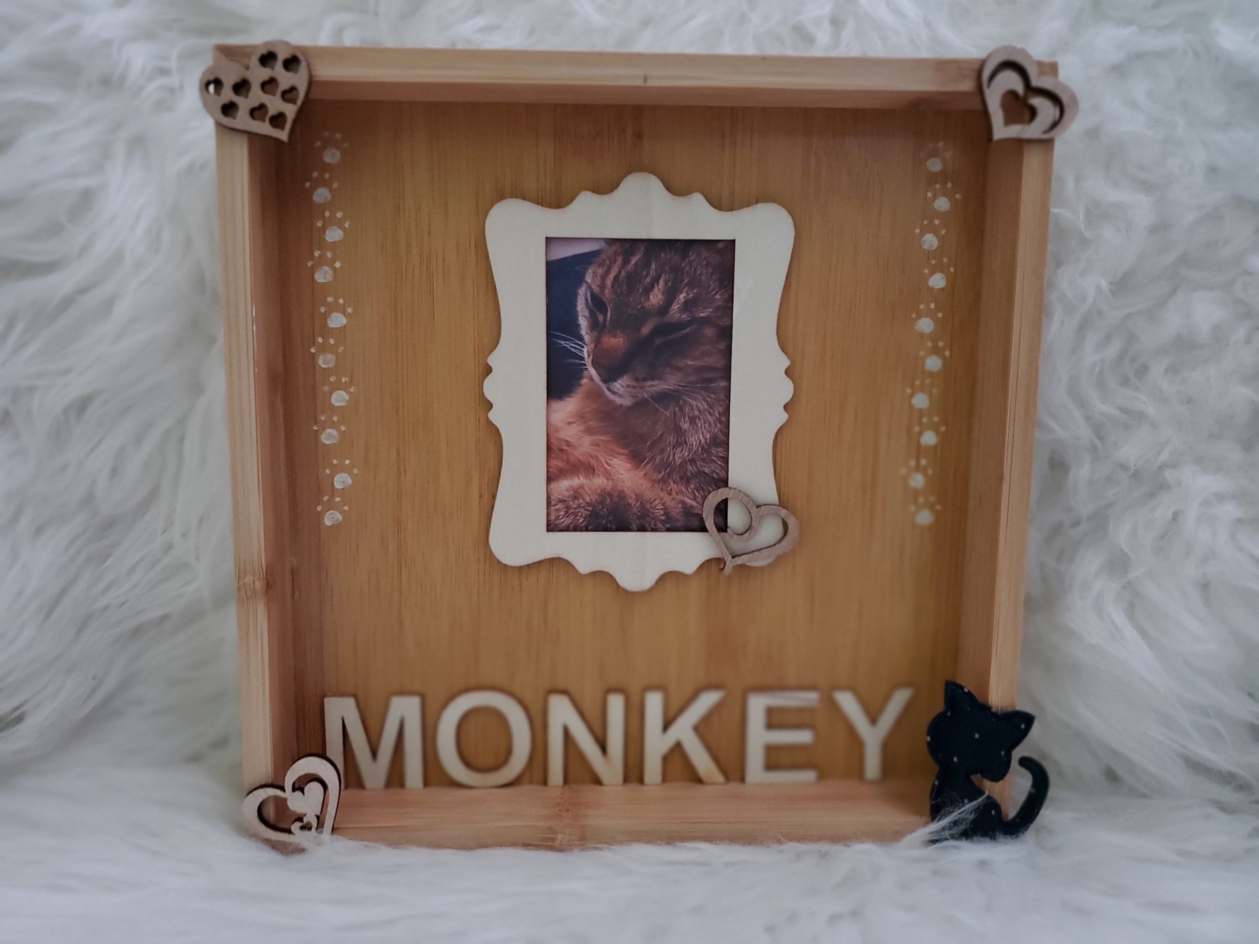 Custom Name Keepsake Tray & Display Frame - Image 2