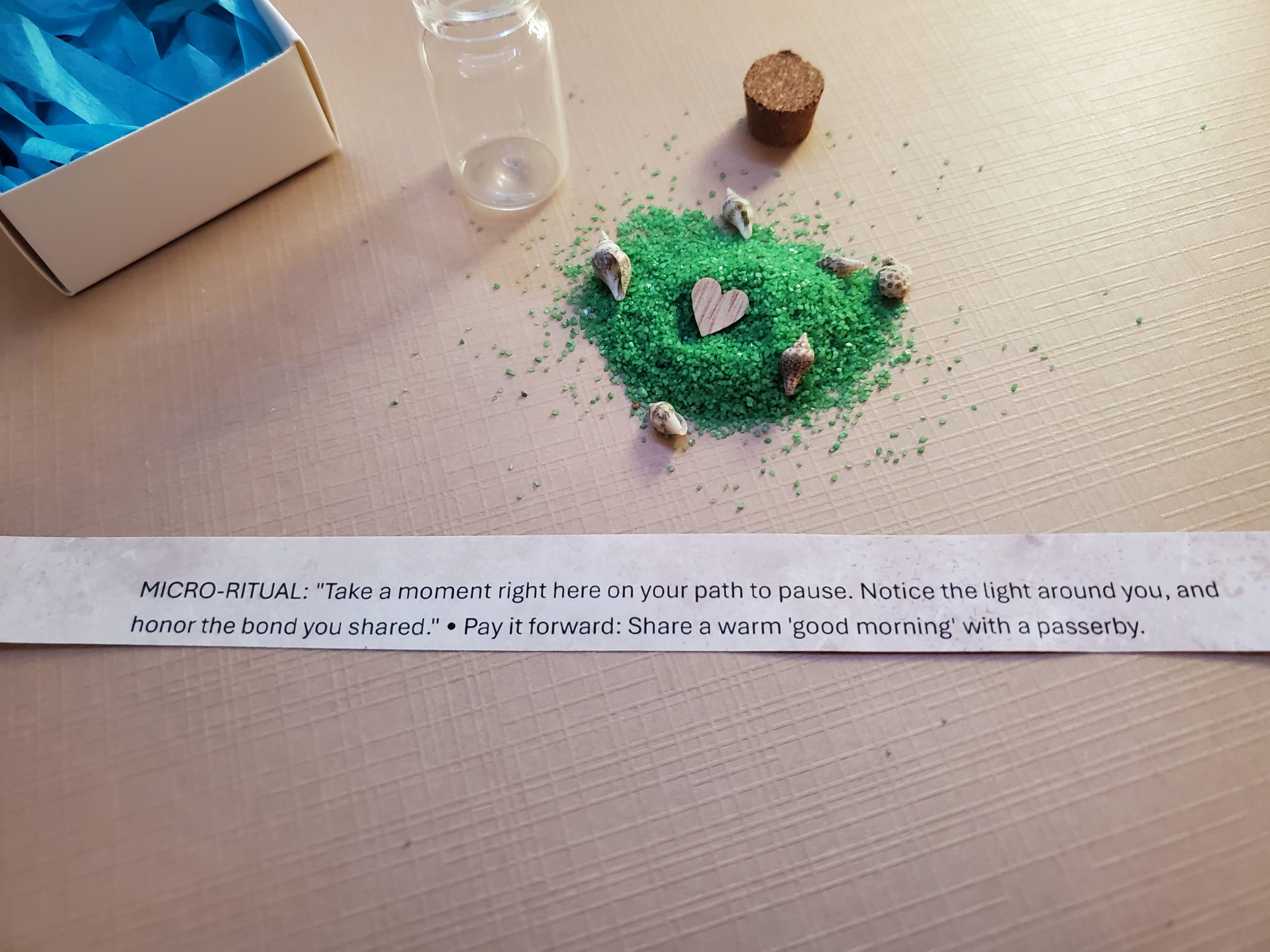 "Message in a Bottle" Micro-Ritual Keepsake - Image 7
