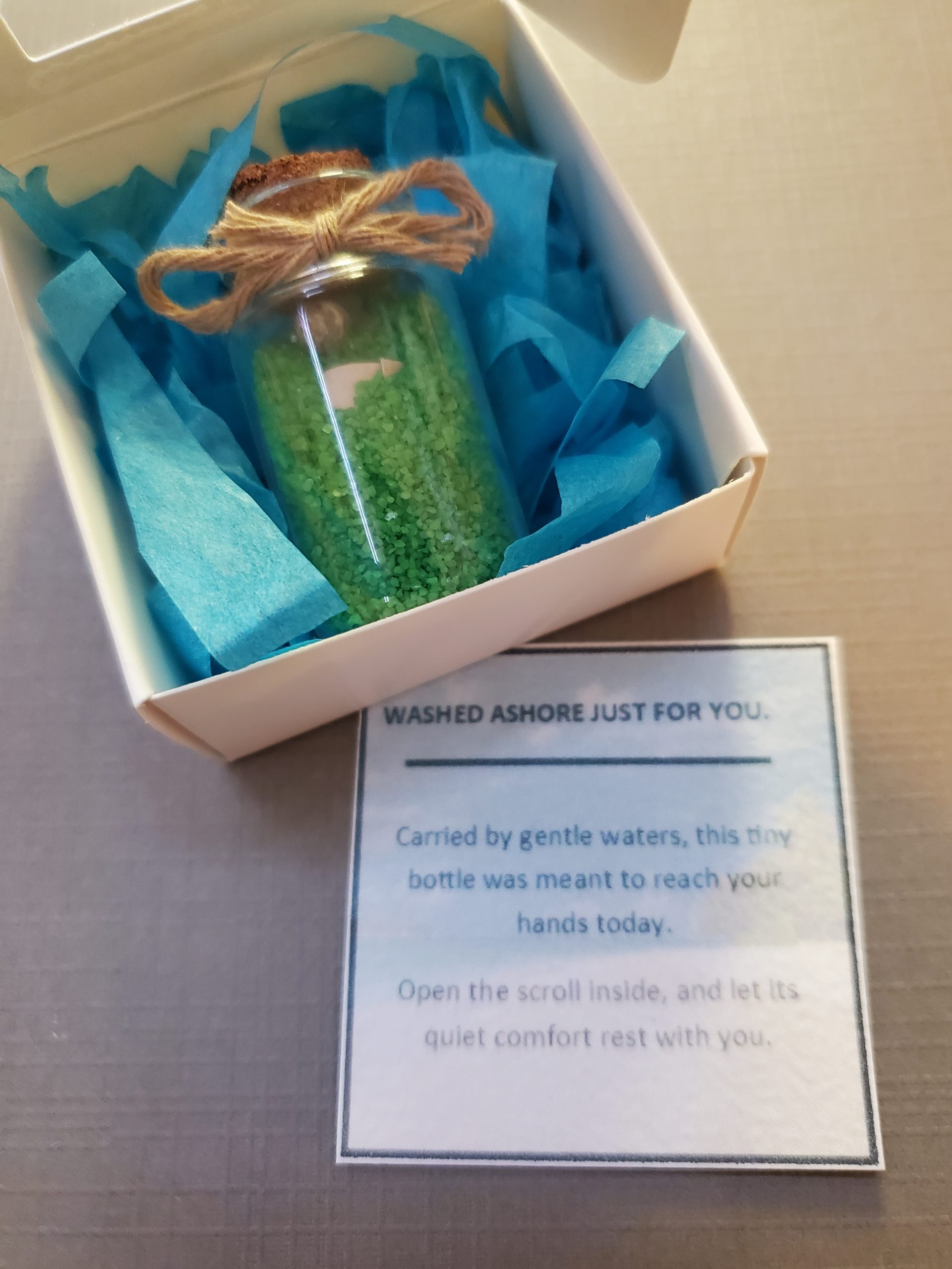 "Message in a Bottle" Micro-Ritual Keepsake - Image 2