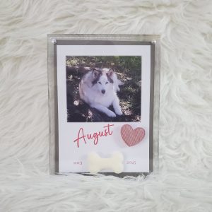 "August’s Heart & Bone" Custom Keepsake
