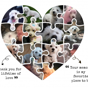 "The Puzzle Piece Heart" Custom Keepsake