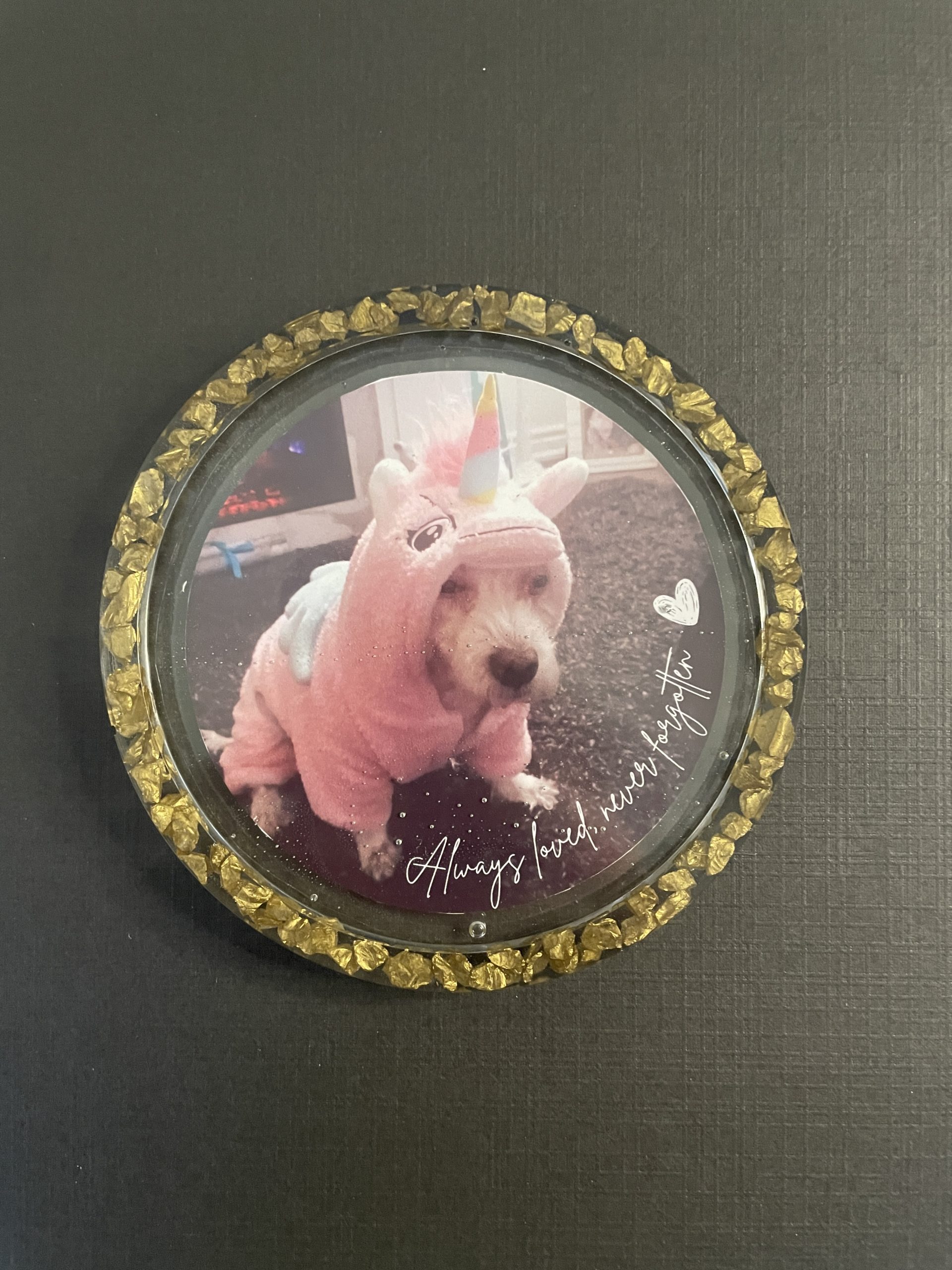 "Always Loved" Memorial Photo Coaster - Image 2