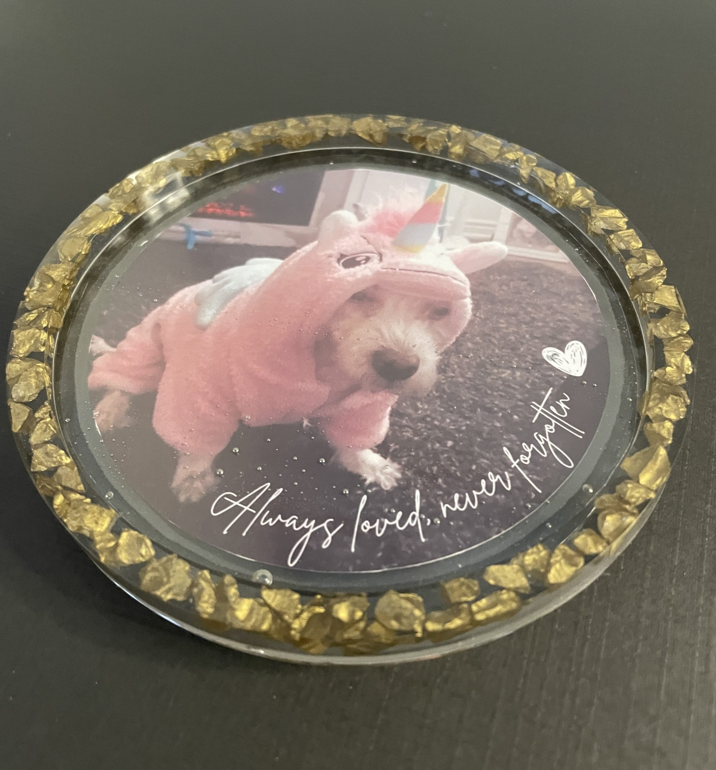 "Always Loved" Memorial Photo Coaster - Image 3