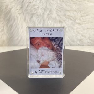"First & Last" Bedside Memorial Block